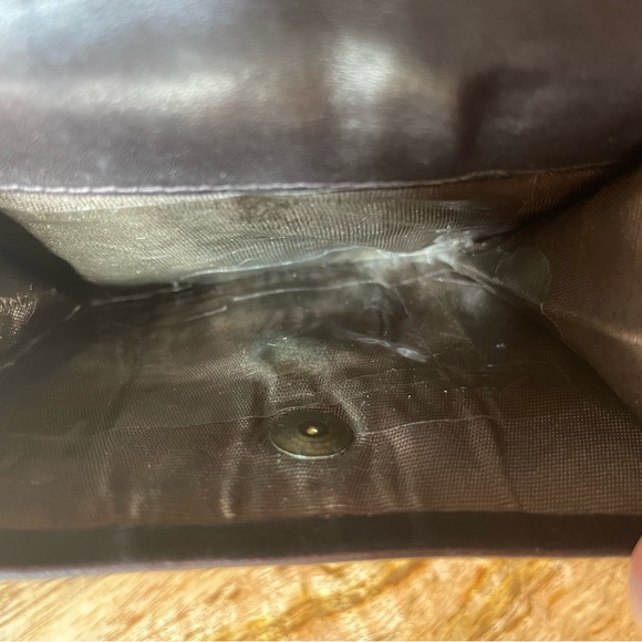 RARE Vintage GUCCI 70s Horseshoe Leather Slim Bi-fold Wallet Brown 925 Hardware - Picture 8 of 16